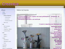 Tablet Screenshot of creavisie.com
